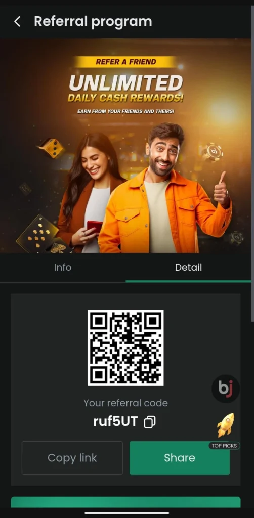 Bj Baji Game Referral Program