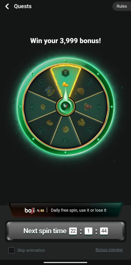 Bj Baji Game Wheel